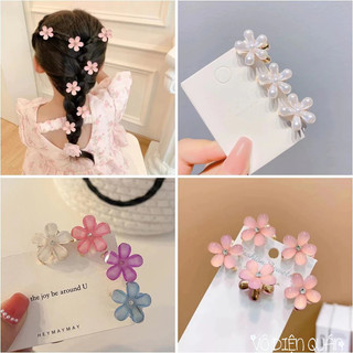 1c Kẹp Tóc Hình Hoa Mini Kẹp Tóc Càng Cua Đính Đá Thời Trang Hàn Quốc Dễ Thương Cho Nữ và Cho Bé Gái