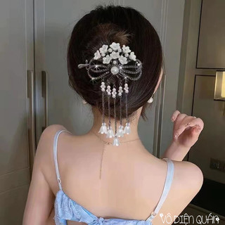Kẹp Tóc Búi Kẹp Tóc Càng Cua Đuôi Cá Hồ Điệp Phong Cách Cổ Trang Hàn Quốc Cho Nữ Trang Điểm Cô Dâu
