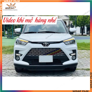 Decal dán mặt calang Toyota Raize phản quang 3M