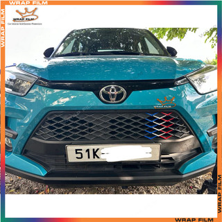 Decal dán mặt calang Toyota Raize phản quang 3M