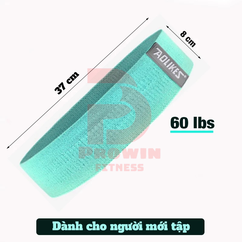 Ảnh Dây miniband vải Aolikes kháng lực tập gym chân mông tay đùi cao su 3