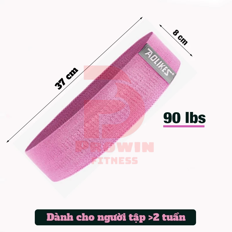 Ảnh Dây miniband vải Aolikes kháng lực tập gym chân mông tay đùi cao su 4