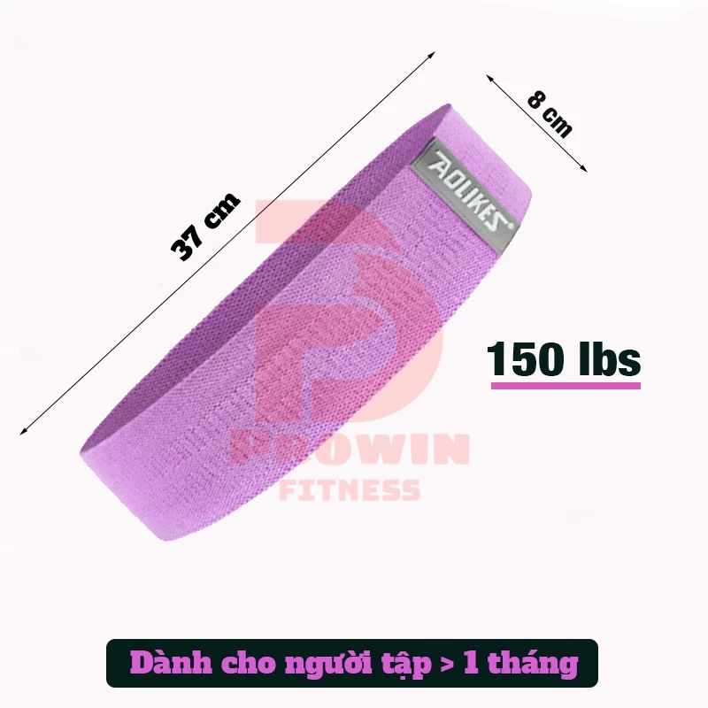 Dây miniband vải Aolikes kháng lực tập gym chân mông tay đùi cao su