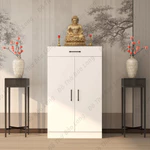 Tủ đứng đa năng làm bàn thờ, tủ trang trí phòng khách hiện đại đơn giản gỗ MDF chống ẩm không mối mọt TD-2 — ảnh 2