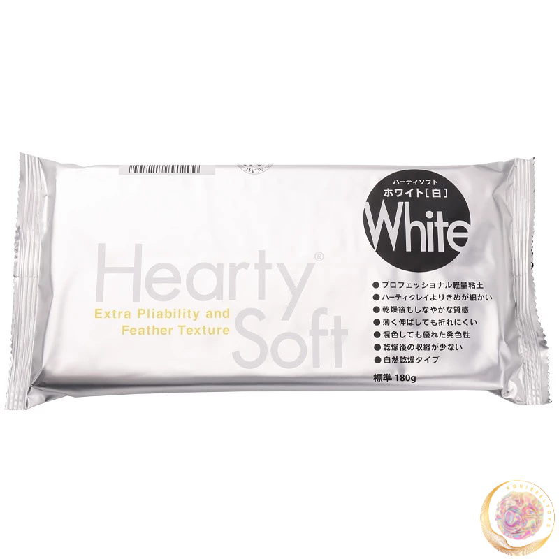 Đất sét Nhật tự khô Hearty Soft 180 gram - tạo hình đất sét, fondant ...