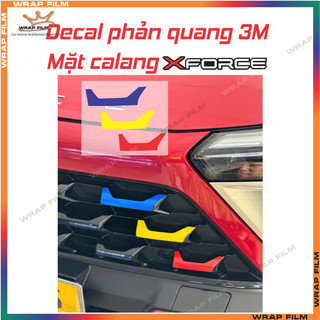 Decal dán mặt calang Xforce phản quang 3M, Decal trang trí mặt calang nhiều màu không phai màu không để lại keo