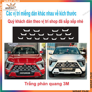 Decal dán mặt calang Xforce phản quang 3M, Decal trang trí mặt calang nhiều màu không phai màu không để lại keo