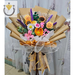 Bó bông len siêu to cao 80cm
