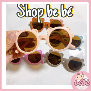 Kính cho bé trai bé gái từ 1 đến 6 tuổi mắt kính mát cho bé chống tia UV bảo vệ mắt bé - Shop be bé