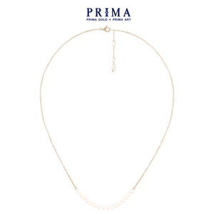 PRIMA Vòng Cổ Vàng 9K đính Kim Cương - BST Love Letter -  991N0027