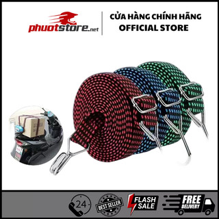 Dây ràng chở hàng co dãn tốt chịu tải nặng màu ngẫu nhiên (bề ngang 3cm đủ kích thước)