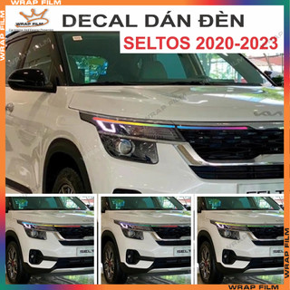 Decal dán đổi màu đèn Kia Seltos fom cũ ( 1 cặp)