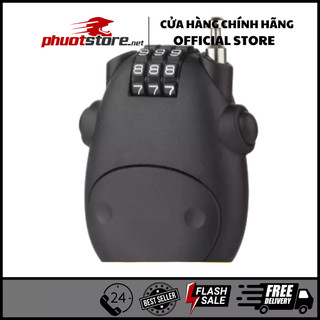 Khóa chống trộm mũ bảo hiểm fullface 3/4 balo vali túi xách
