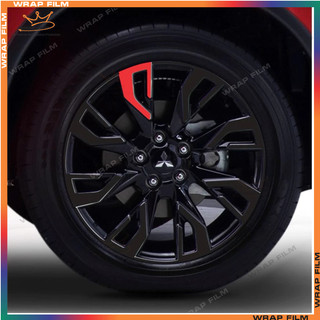 Decal dán mâm Mitsubishi Outlander (5 bánh) - Decal cao cấp không phai màu không thấm nước