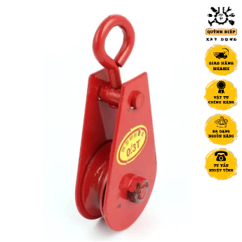 RÒNG RỌC (Puly) SẮT, Chịu lực kéo loại 50KG - 100KG - 200KG - 300KG ...