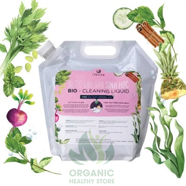 Nước Lau Sàn Sinh Học One4One 1L (chỉ từ rau củ quả) Bio Cleaning Liquid