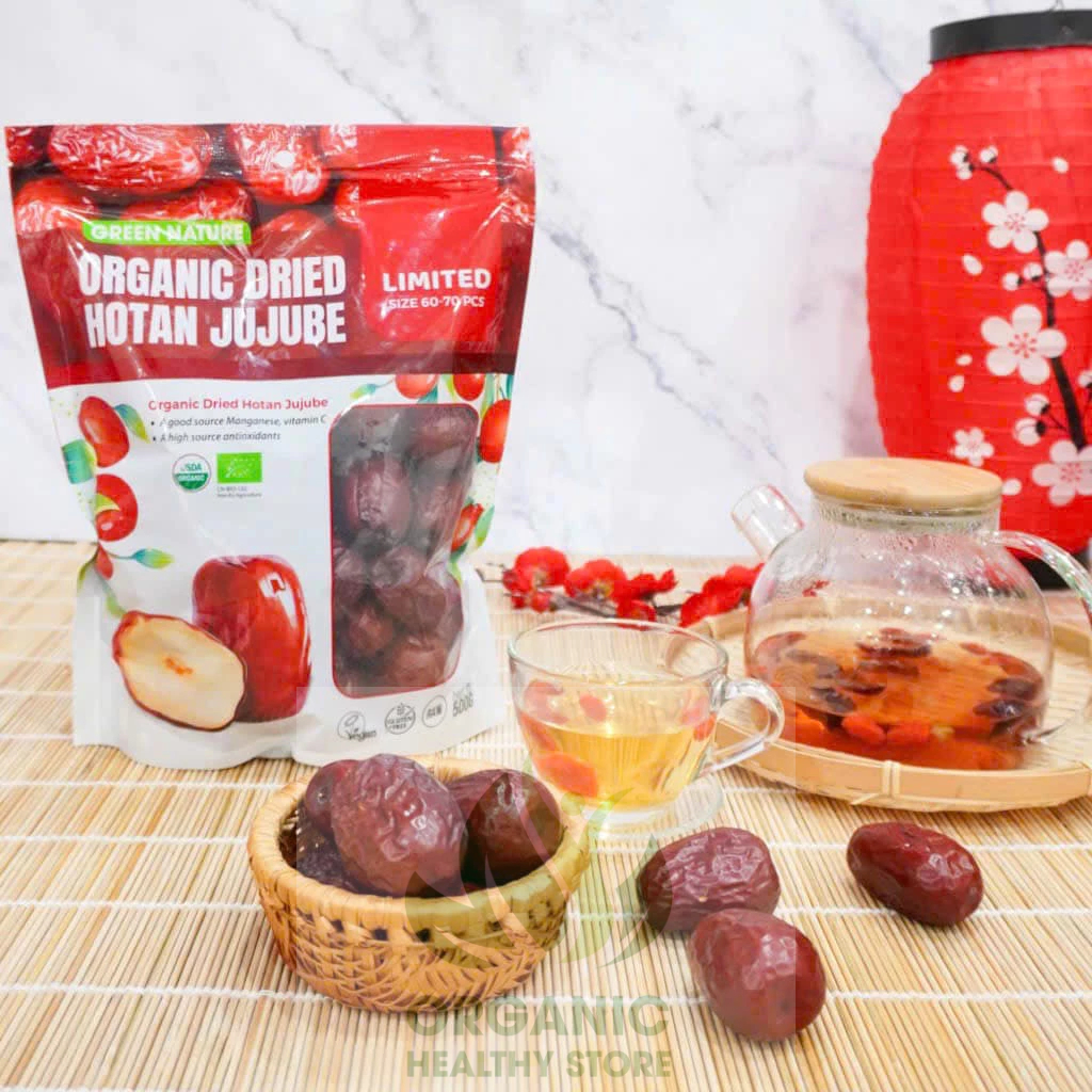 Táo đỏ hữu cơ Organic Jujube Green Nature/ C'lavie/ Organic Life