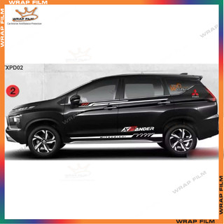Decal tem Xpander cao cấp (tặng gạt vuốt)