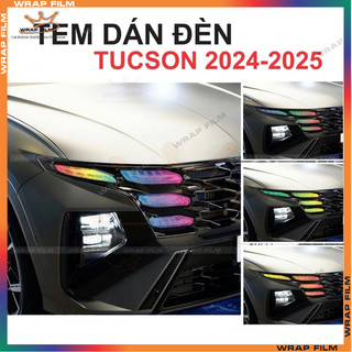 Decal dán đổi màu đèn Tucson 2024 -2025 Form mới