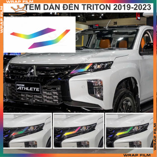 Decal dán đèn demi Mitshubishi Triton 2019-2023