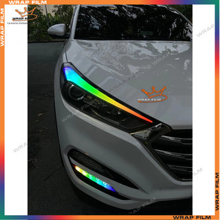 Tem dán đổi màu đèn Tucson 2015-2018 ( giá 2 bên) - Decal đổi màu đèn