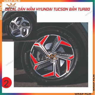 Decal dán mâm Tucson bản Turbo (2022-2023)
