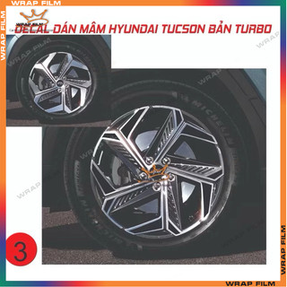 Decal dán mâm Tucson bản Turbo (2022-2023)