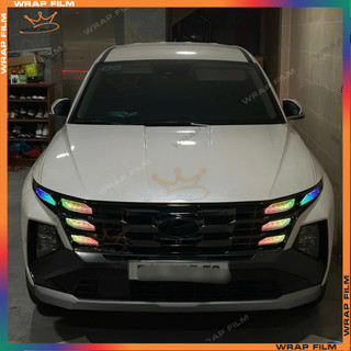 Decal dán đổi màu đèn Tucson 2024 -2025 Form mới