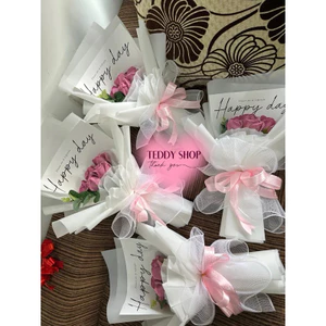 BÓ HOA HỒNG SÁP 5 BÔNG