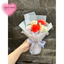 Bó hoa sáp 5b phối màu + voan ngọc