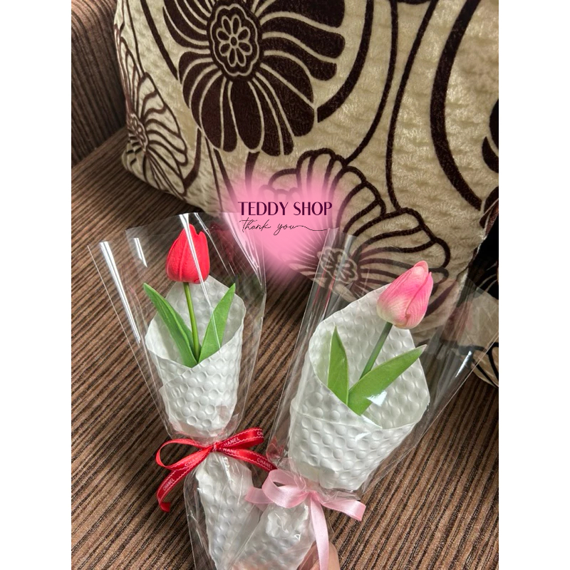 [ CÓ HOẢ TỐC ] HOA TULIP 1 BÔNG XINH XẮN