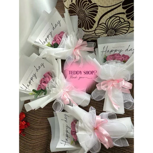 BÓ HOA HỒNG SÁP 5 BÔNG THÀNH PHẨM