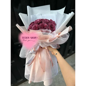 BÓ HOA NHŨ GALAXY 10 BÔNG THÀNH PHẨM