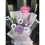BÓ HOA LEN TÍM MIX NHIỀU HOA