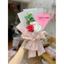 Bó hoa sáp 3 bông gói giấy xốp Hàn sang trọng