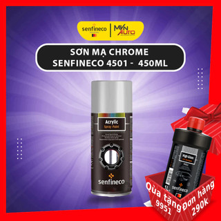 Sơn Xịt Mạ Chrome Senfineco  4501 Acrylic Spray Paint 450ml - Mvn Auto