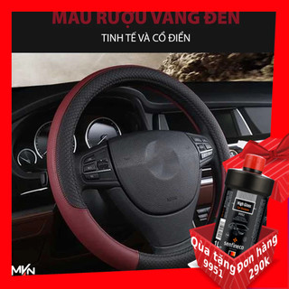 Bọc Vô Lăng Da Cao Cấp – Bọc Chống Trượt Khi Đánh Lái – Mvn Auto