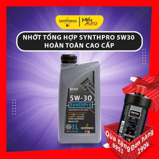Nhớt Tổng Hợp SynthPro 5W30 Hoàn Toàn Cao Cấp Senfineco 8959 1 Lít cho xe ô tô và xe ga (SỬ DỤNG XE MỚI) - Mvn Auto