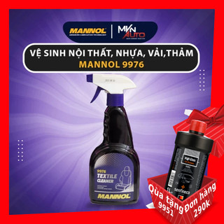 Chất Tẩy Rửa Làm Sạch Nội Thất Nhựa, Vải, Thảm MANNOL Textile Cleaner 9976 500ml – Mvn Auto