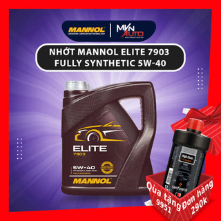 Nhớt Mannol Elite 7903 NEW Fully synthetic 5W40 tổng hợp dành cho xe ô tô, xe máy ga, xe số - Mvn Auto