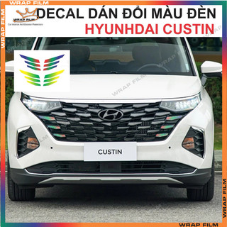 Decal dán đèn Custin (Bộ 2 bên, tặng gạt dán)