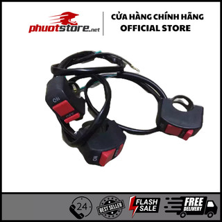 Công tắc on off độ xe điện, xe máy các loại, làm công tắc riêng cho đèn trợ sáng