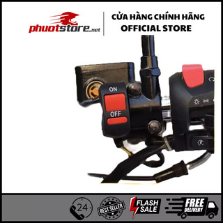 Công tắc on off độ xe điện, xe máy các loại, làm công tắc riêng cho đèn trợ sáng