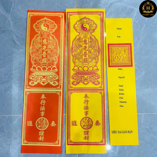 [Set 10 Lòng Sớ kèm 10 VỎ đầy đủ] - Sớ Tiêu Tai Giải Hạn