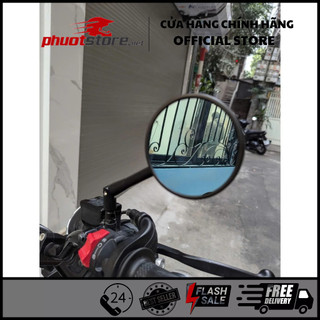 Gương chống chói xe máy cao cấp Motowolf gắn chân gương cho mọi dòng xe