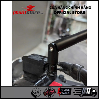 Gương chống chói xe máy cao cấp Motowolf gắn chân gương cho mọi dòng xe