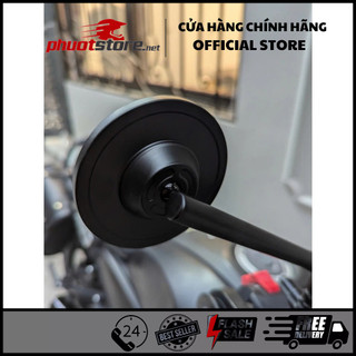 Gương chống chói xe máy cao cấp Motowolf gắn chân gương cho mọi dòng xe