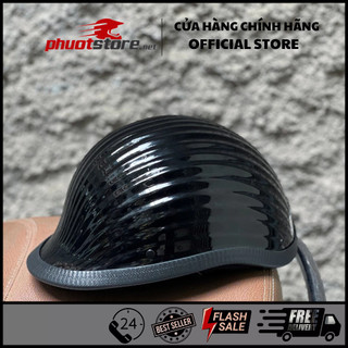 Mũ bảo hiểm nửa đầu cưỡi ngựa nam nữ 1/2 vỏ sò