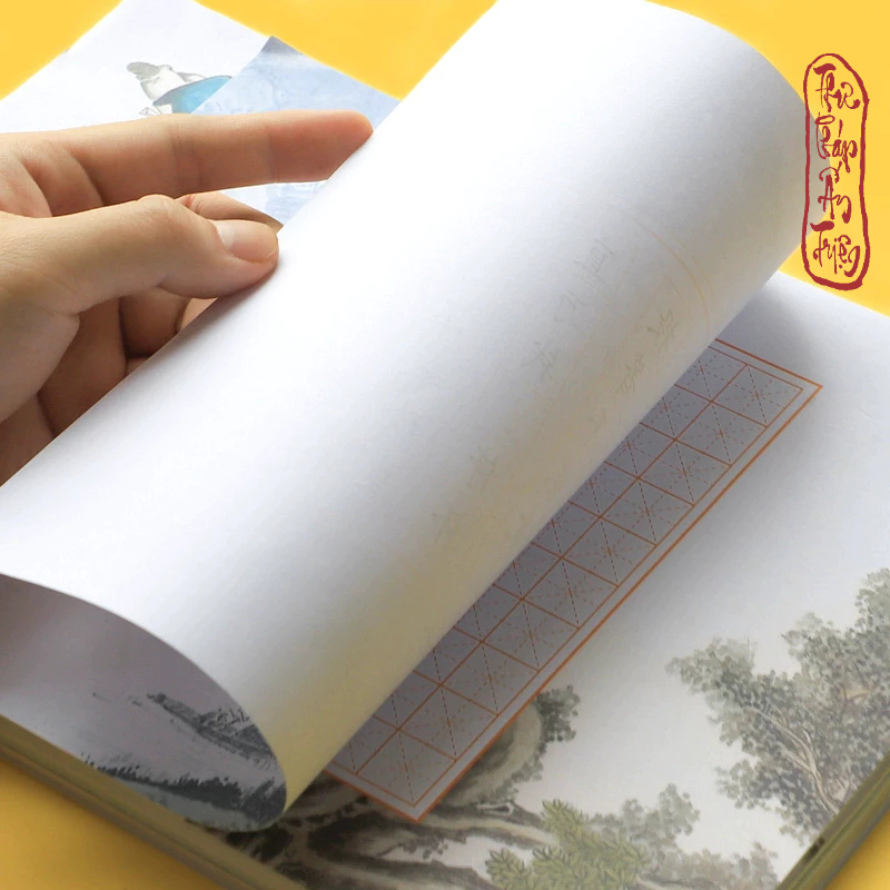 Giấy Viết Thư Pháp Bút Cứng Khổ A4 - Giấy Luyện Viết Chữ Thư Pháp Trung Hán Việt