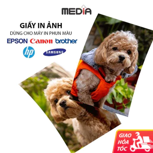 Giấy In Ảnh Cho Máy In Epson 1 Mặt Bóng A4/A5/5R/A6 Giấy In Màu Media Glossy Paper Giấy Ảnh Epson